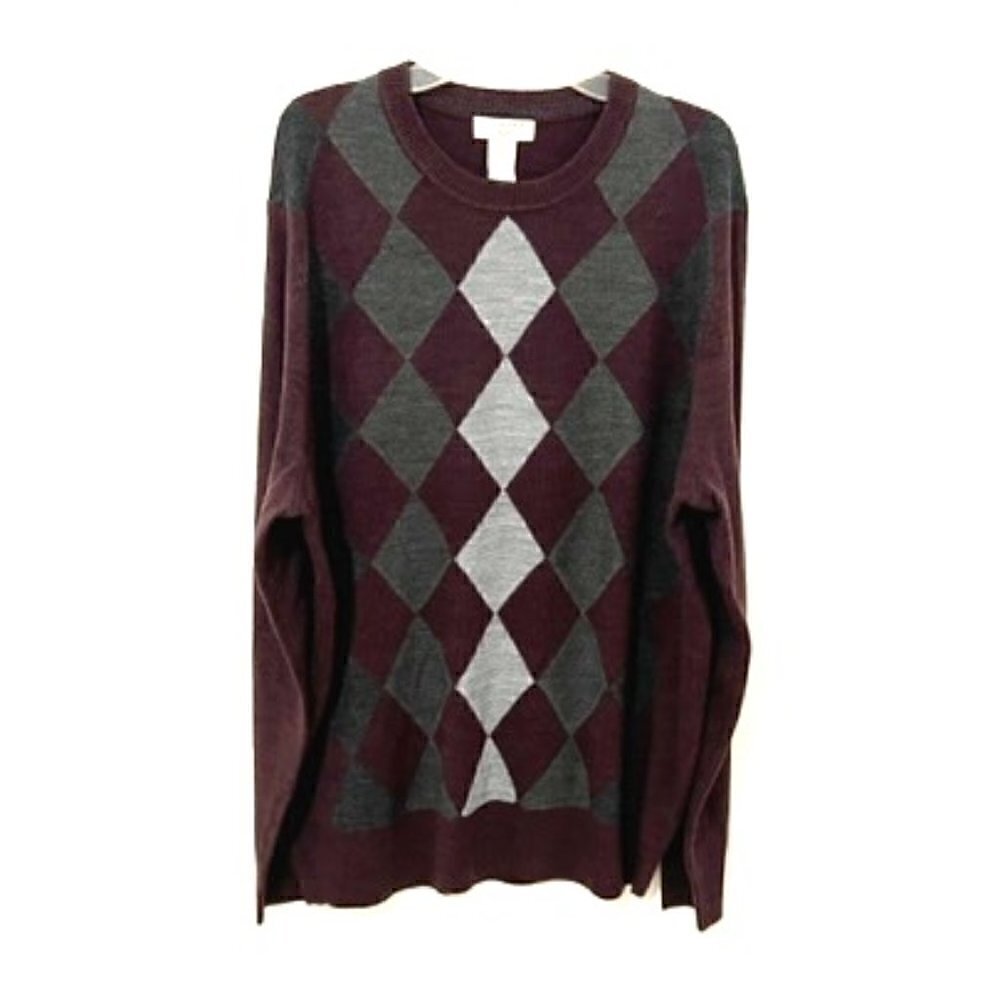 Dockers Argyle Knit Pullover Men's Sweater
